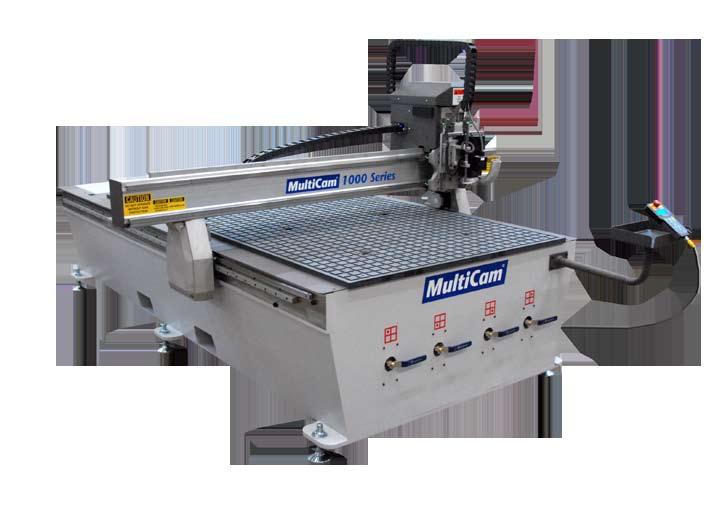The 1000 series machine is available with an optional Linear Automatic Tool changing system.