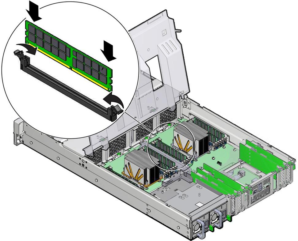 Install a DIMM If the DIMM does not easily seat into the connector socket, verify that the notch in the DIMM is aligned with the connector key in the connector socket.