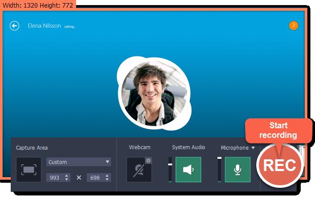 Recording Skype calls When you record audio or video calls using Skype, FaceTime or a similar program, it is important that you record both ends of the conversation.