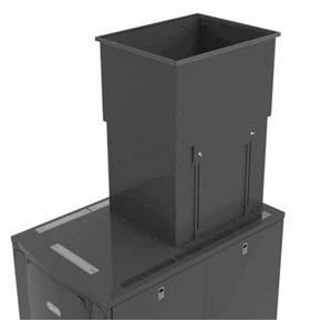 VersaPOD AND V600 CABINETS Horizontal Cable Management RS3-RWM-1..............Single Sided 19 in. cable manager, 1U, dual hinged/removable cover, 101mm (4 in.) fingers RS3-RWM(X)-2............Single Sided 19 in. cable manager, 2U, dual hinged/removable cover RS3-RWM(X)-4.