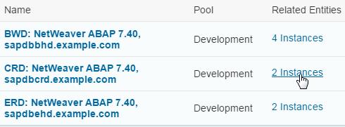 Note In case you cannot select Development in the Pools node, select the Working Set All. 12.