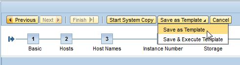 Execute the steps as described in chapter '6.1 Copy System' including step 15. 45.