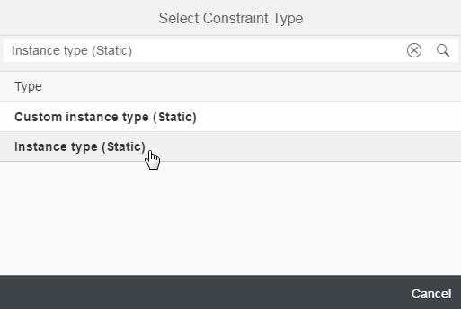 3. Choose the sign to create a new Custom Process. 4. Change the following values: o Name: Change Profile Parameter o Entity Type: Instance 5. Choose Add. 6.