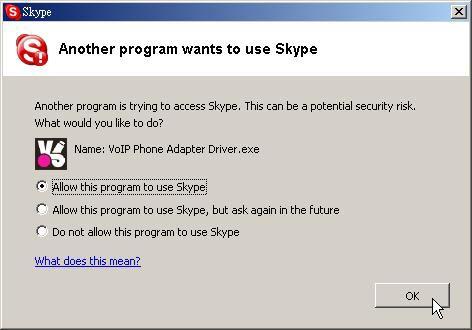 Using the USB VoIP Phone Adapter Getting Start Upon Windows starting the driver automatically, a Skype windows pops up. Please wait the program to set up automatically.