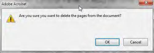 Deleting Pages Using Delete Key From the Pages view Highlight the page(s) you want