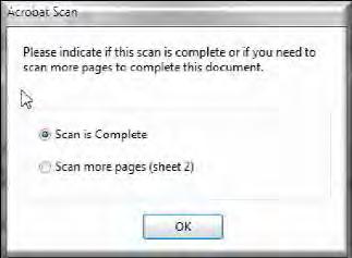 Choose type of scan Choose to scan