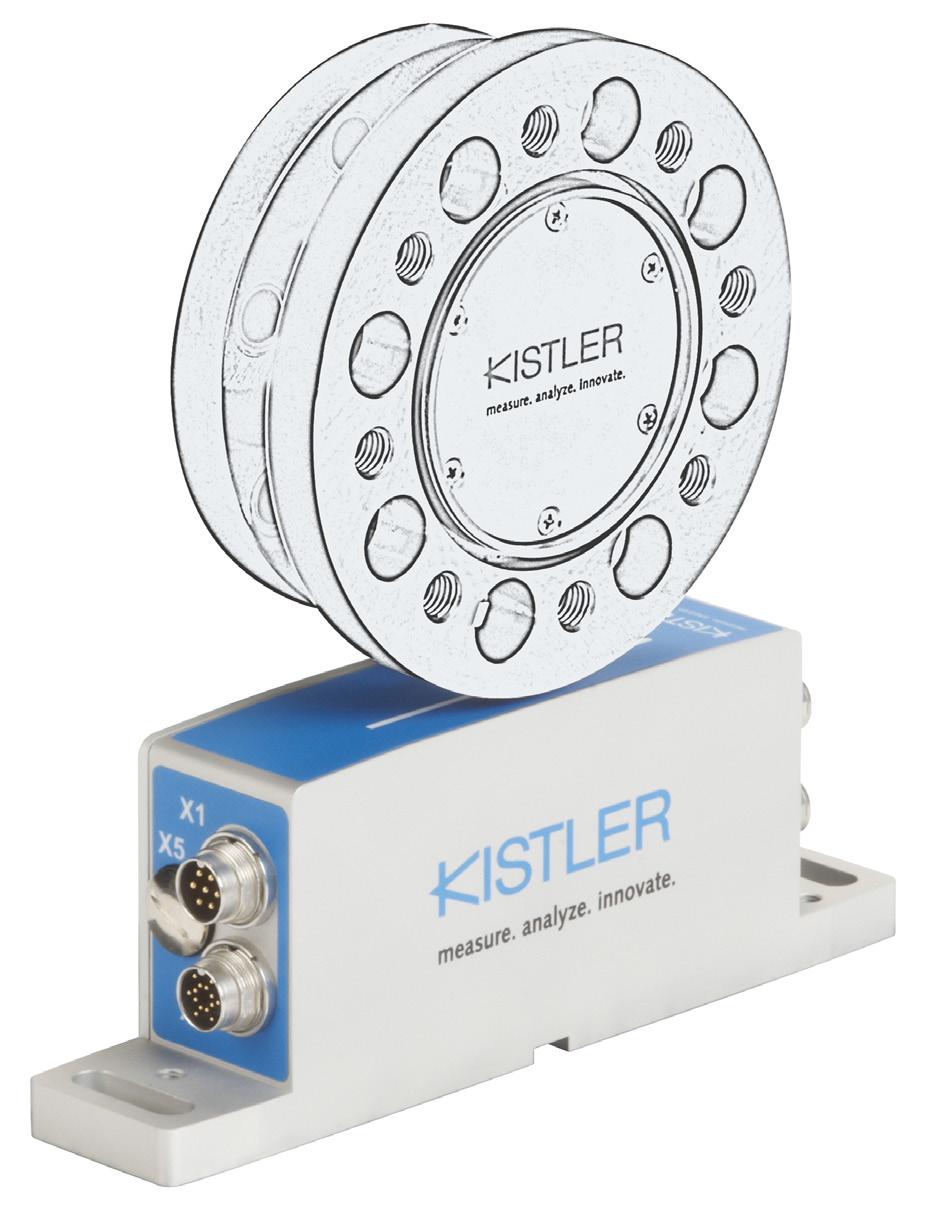 Kiorq Stator Evaluation Unit (Stator) for a Measuring Flange Kiorq Stator for supplying power to and capturing measurement data from torque measuring units in the Kiorq System, such as the ype 550A.