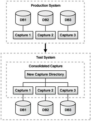 Steps for Using Consolidated Database Replay See Also: "Generating Capture Subsets Using APIs" on page 13-9 Setting Up the Test System for Consolidated Database Replay Setting up the test system for