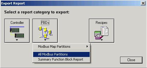 Modbus Map (the default), select All Modbus Registers. 2.