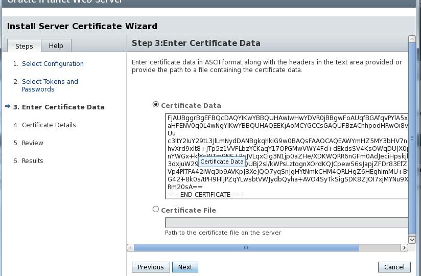 17. Once you receive signed certificate go to Server Certificates tab click on Install button.
