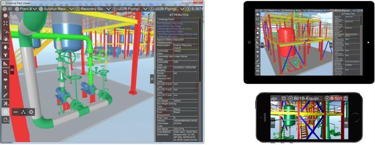 Universal Plant Viewer Simple and easy viewer, providing access to the 3D model for all project