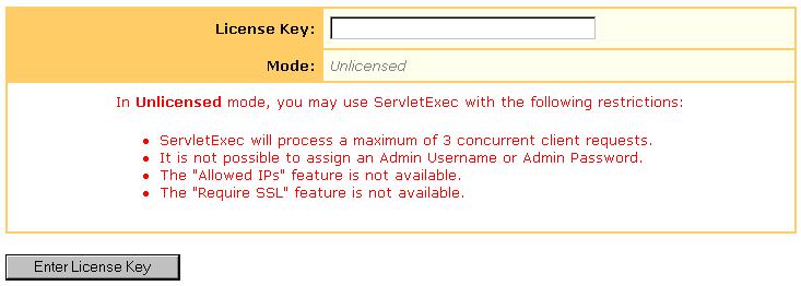 1. GETTING STARTED To bring up the ServletExec License and Security page Under General on the ServletExec Admin UI menu, click license & security.