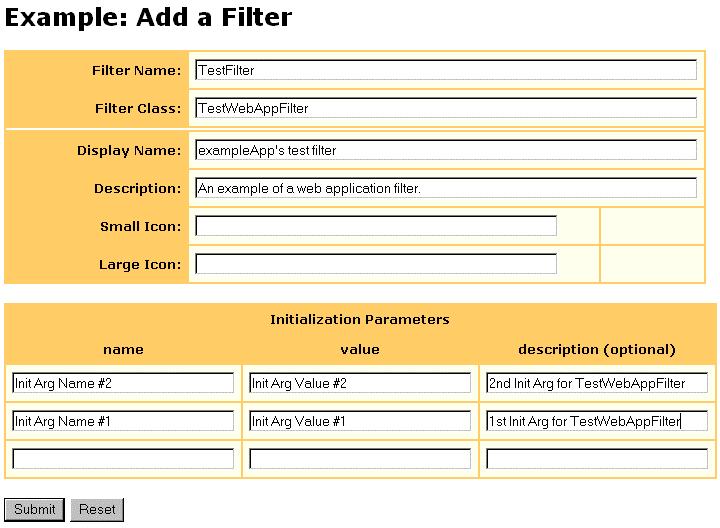 From the Add a Filter page (see Figure 43), complete all required (and optional, if desired) fields using the QuickHelp as a guide,