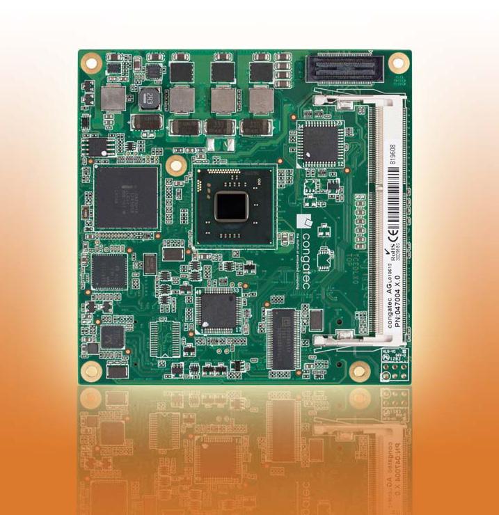 conga-tca: COM Express Compact module based on the dual core Intel Atom D2550 / N2600 / N2800 processor New Interfaces and Major Changes of Connector Pinouts TV Out is no longer part of the latest