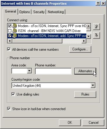 Internet Access in Windows 2000 Professional 4.