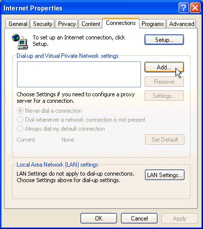 Internet Access in Windows XP Home Edition and Professional You are now ready to connect to your Internet Service Provider over two ISDN B channels simultaneously. 11.2.