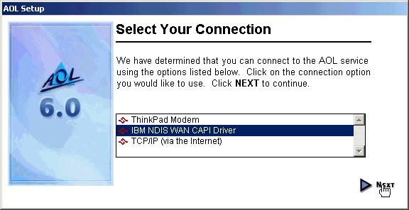 Using Symantec s WinFax PRO AOL 6.0 for Windows 2000 uses the NDIS WAN Miniport driver to connect over ISDN.