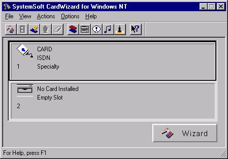 now, then clicking Finish. You must restart the system in order for the changes to take effect. 9. If you are using the trial version of SystemSoft's Card- Wizard(TM) 5.