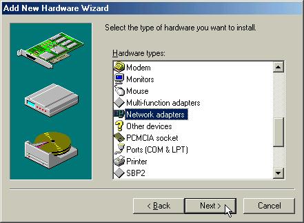 NDIS WAN CAPI Driver Installation in Windows Millennium Edition 4. In the Select Device dialog, click Have Disk, then in the Install From Disk dialog, click Browse.