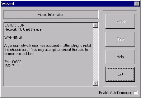 Installing the IBM International ISDN PC Card in Windows NT 4.0 Workstation In this case, click Exit and select the entry for the adapter marked with a red X. Select the menu command Actions / Stop.
