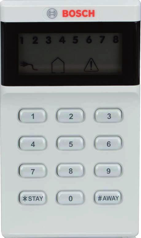 8 en Short information AMAX panel IUI-AMAX-LCD8 Notice! Only IUI-AMAX4-TEXT can be used as a master keypad. 2.