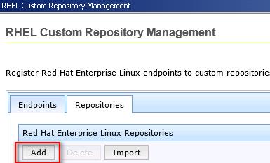 Management On the Repositories tab Choose the