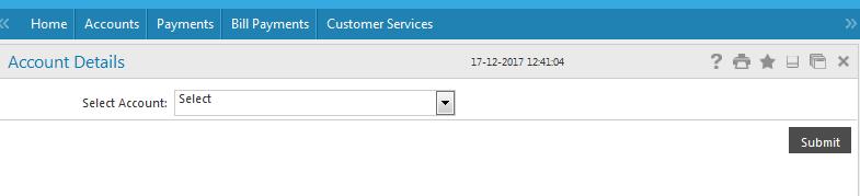 2.2- Saving and Currents Accounts : Account details, after clicking on account details option customer shall be redirected to below screen (Figure 10).