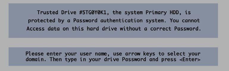 If Windows Password Synchronization (see below) is enabled, the FDE drive password will be identical to the Windows password for the account.