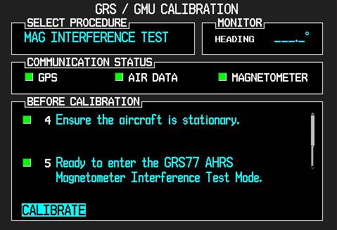 5.6.6 Magnetometer Interference Test NOTE An Installer Unlock Card is not required to run the Magnetometer Interference Test.