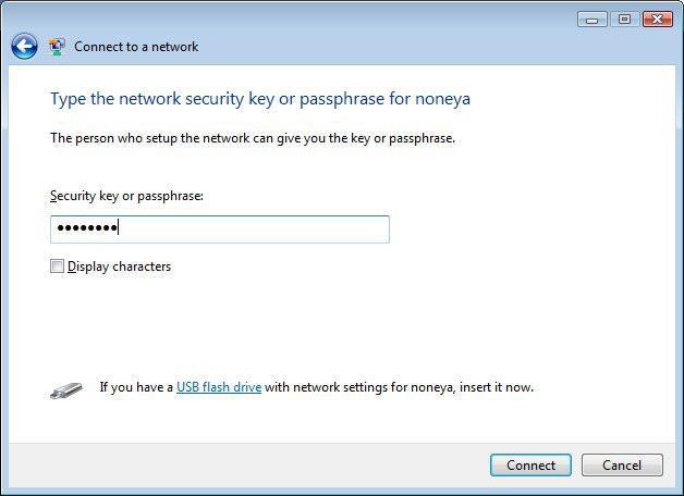 Windows Networking After you click on the "Connect" link, a secure network will require a password (that you should know, if you want to connect to it).
