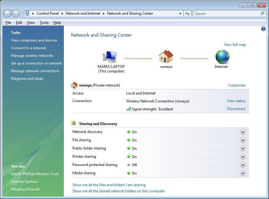 Operating System network connection.