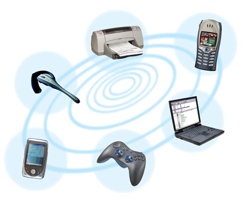 Bluetooth - Overview Universal radio interface for ad-hoc wireless connectivity Interconnecting mobile phones, handset, laptops, bar code readers, G receivers, printers, etc.