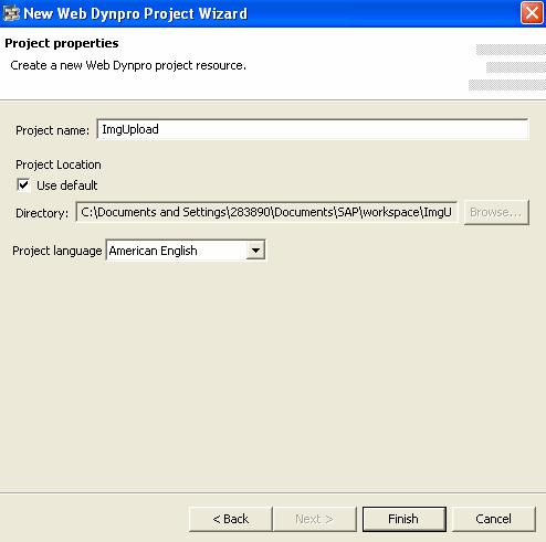 Introduction This tutorial provides demonstration of uploading an Image file from system to Web dynpro view using three UI element : FileUpload, LinktoAction, Image.