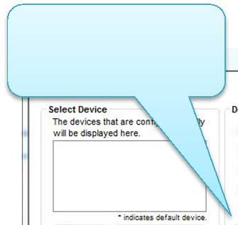 Click Test Connection to check the connection with device. 2a. Displays if the connection is successful. 2b. Displays if the connection fails.