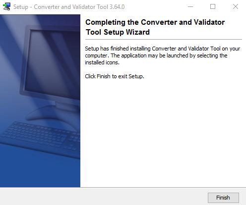 Validator Tool on your computer. Check the box Create a desktop icon. Click Next: 8.