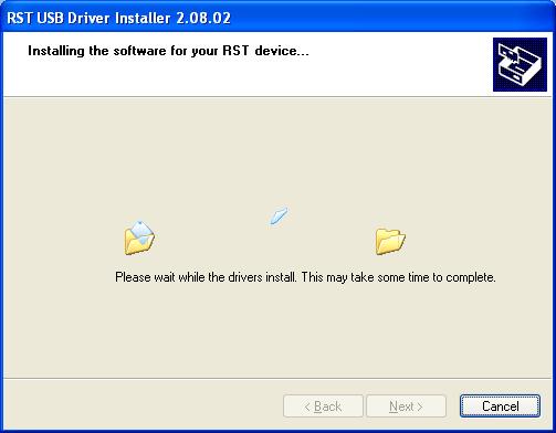 Figure 100 New Hardware Wizard for Device file transfer Windows should then