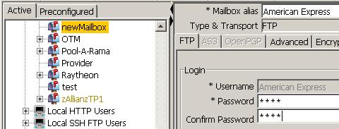 Right-click the Local FTP Users node and select New Mailbox. 3.