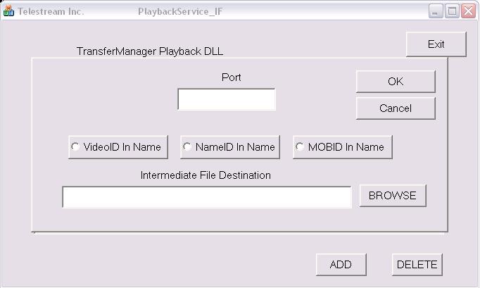 ) Note: If you haven t started the Telestream Playback Service on your Avid Interplay Transfer Engine server, go to Restarting the Telestream Playback Service on page 15 to start it now.