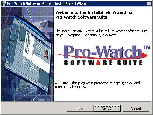 Installing Pro-Watch - Preliminary Steps 2.4.2 Pro-Watch Web Component Installs only the Pro-Watch Web Component as described in the section Installing Pro-Watch Web Components on page 32. 2.5 Installing Pro-Watch - Preliminary Steps 1.