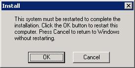 Upgrade Installation Process 6. When the installation is complete, the software automatically displays the message that the installation is successful. Figure 2-43 Successful Installation Message 7.