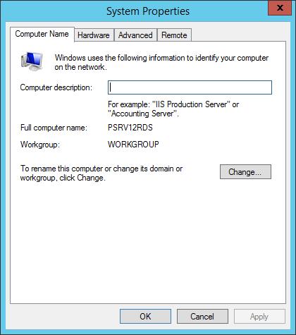 STEP 4: Click the Computer name or Workgroup link to open the System