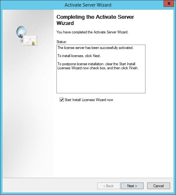 STEP 26: You will be prompted that the license server has been successfully activated.
