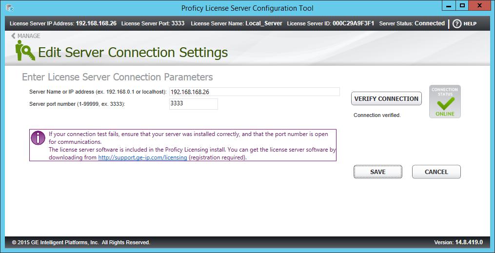 STEP 11: Update the settings to point to the Server Name or IP Address of the Domain Controller Server.