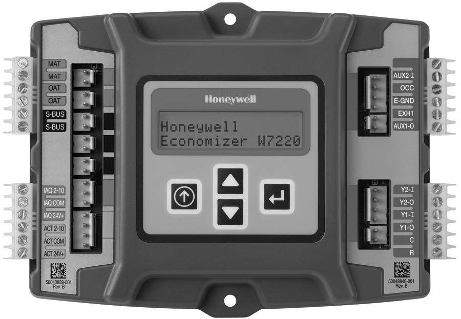 JADE Economizer Module (MODEL W70) INSTALLATION INSTRUCTIONS DCV (CO ) Sensor (C7): -0 Vdc control signal; minimum impedance >50k ohm.