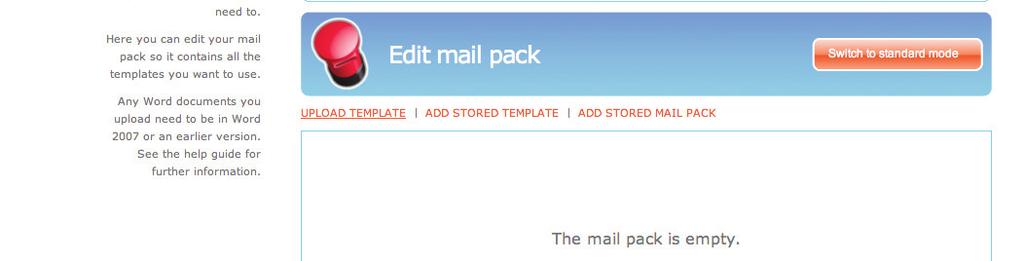 Uploading your files to DOCMAIL Switch to Docmail advanced mode and select the option to turn Data intelligence on.