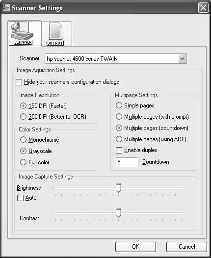 Settings section Color Settings radio buttons 28 Contrast scale Figure