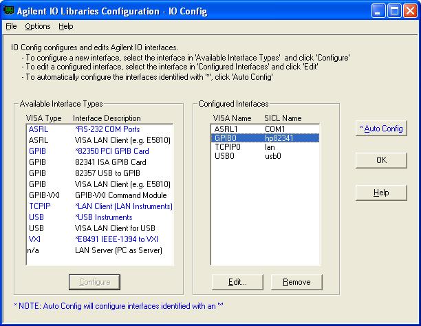 3 Installation procedure Clarity Control Module In the Agilent IO Libraries Configuration dialog select your GPIB card.