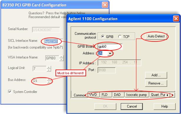 3 Installation procedure Clarity Control Module GPIB communication Set the GPIB Board name. Note: (Use the SICL Name set for the board in the Agilent IO Libraries configuration - IO Config window).