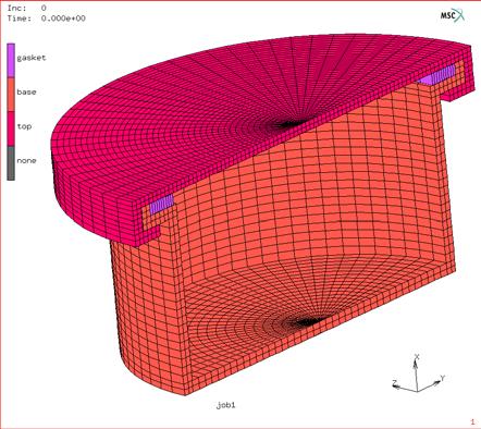 22 Description of the New Functionalities Material Models Through-thickness gasket properties like initial yield pressure, tensile modulus, transverse shear modulus can be specified as a function of