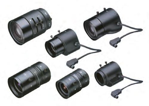CCTV Varifocal Lenses Varifocal Lenses High-quality optics 1/3-inch and 1/2-inch formats Reliable, robust construction Focal length options Compact design Manual and DC-iris versions Manual focus and